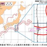 黒潮の流路が更に南下（11月30日観測）