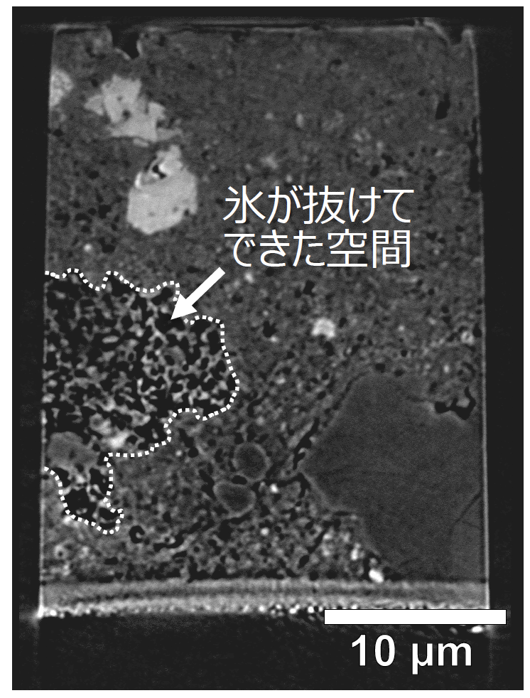 隕石中に小惑星の氷の痕跡を発見