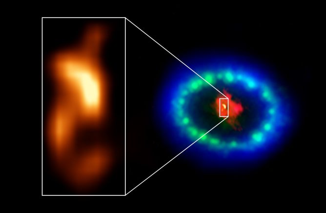 アルマ望遠鏡 超新星1987aで作られた中性子星の兆候を発見 テック アイ技術情報研究所