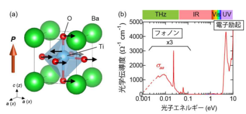 テラヘルツ光を電流へ変換する新原理の発見 ～量子位相効果を用いた格子振動による光起電力効果の実証～