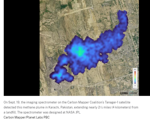 NASA設計の観測装置で初めて温室効果ガスの噴出を検出(First Greenhouse Gas Plumes Detected With NASA-Designed Instrument)