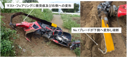 個人所属 ロビンソン式R22Beta型（回転翼航空機）の事故［墜落］(神奈川県秦野市、令和3年10月7日発生）