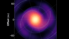 惑星を作る渦巻きのダイナミックな動きを初めて捉えた