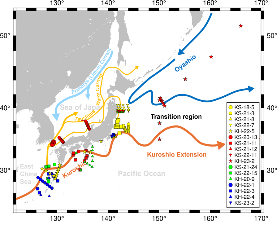 日本周辺における魚類多様性の緯度逆転