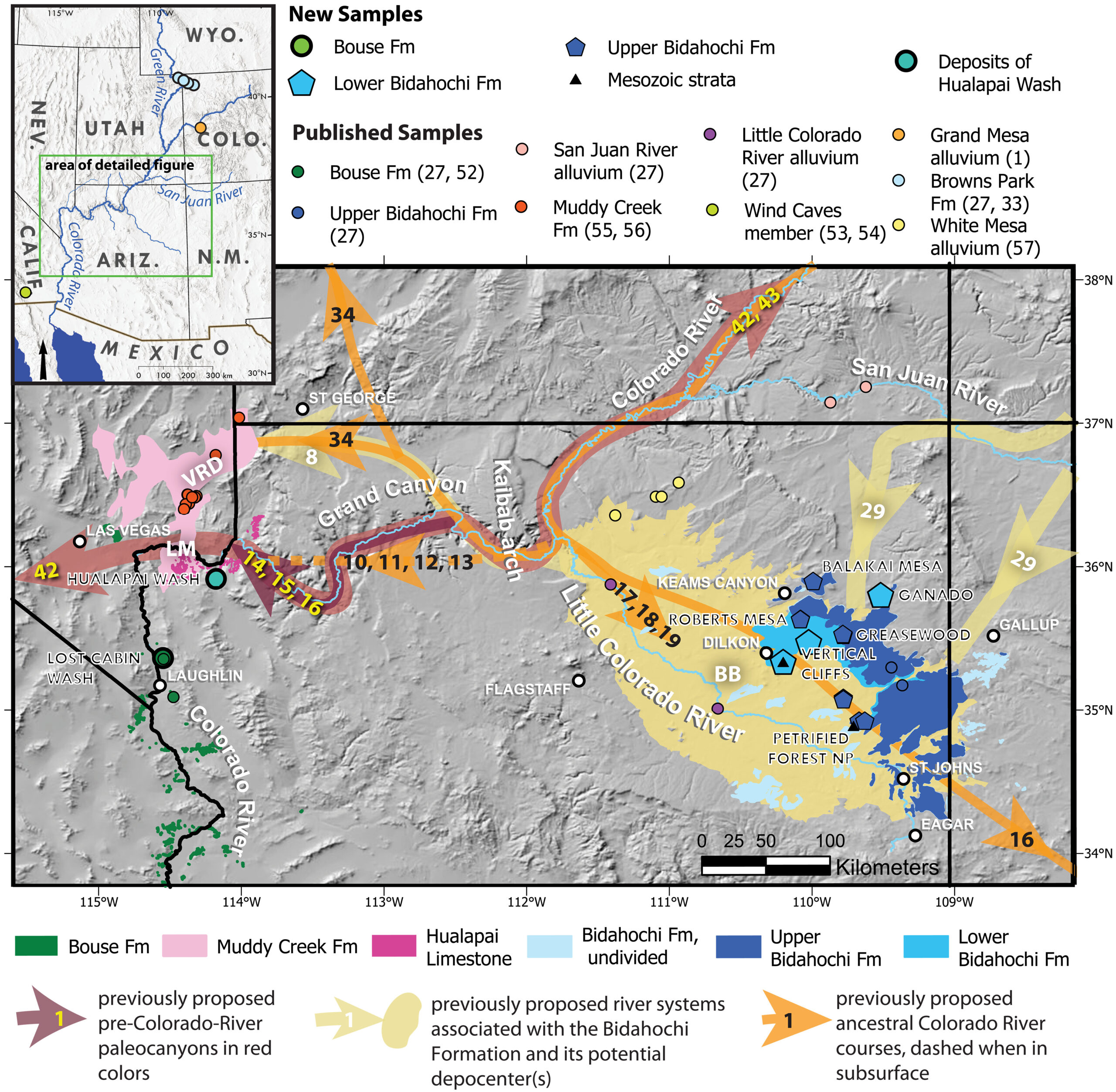 コロラド川消失の原因を解明（The Colorado River disappeared for 5 million years. We now know where it went）