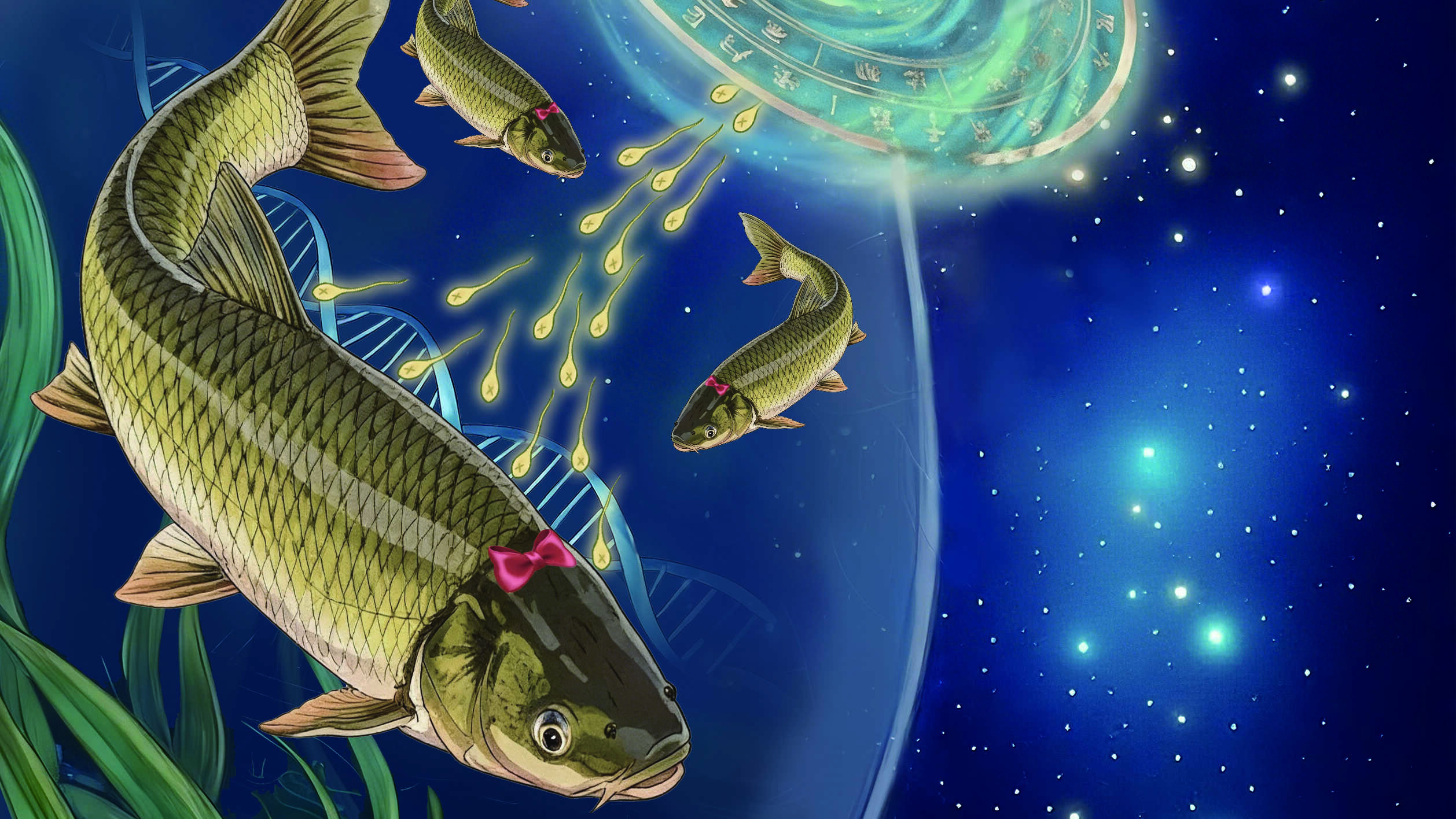 メス生殖幹細胞移植により全メス草魚を高速生成する技術を実現 （Transplantation of Female Germline Stem Cells into Zebrafish Enables Ultra-fast Generation of All-female Grass Carp）