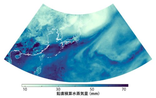 日本列島に大雨をもたらす「大気の川」の流れが強まっている