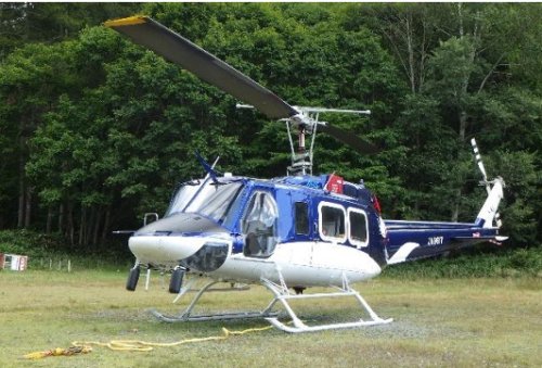 アカギヘリコプター ベル212（回転翼航空機）の事故［荷つり作業中における地上作業員の負傷］(福島県南会津郡檜枝岐村、令和7年9月2日発生）