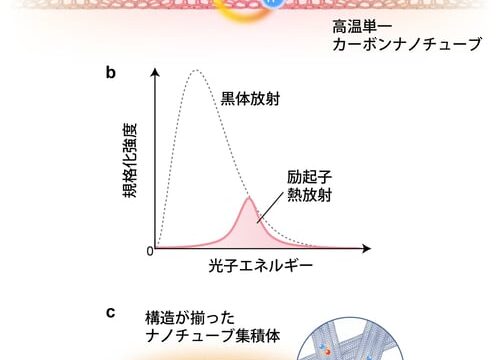 熱を近赤外光に変換するカーボンナノチューブ膜 ―中温域熱光発電の高効率化に道筋―